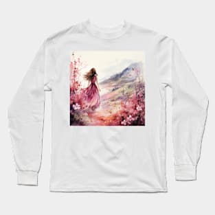 Women's Floral Long Sleeve T-Shirt